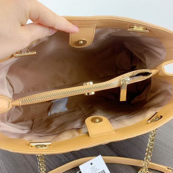 Kate Spade KH229 Carey Quilted Tote IN Tiramisu Mousse - Picture 6 of 7